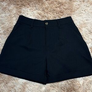 Elegant Black Women's Bermuda Shorts